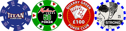 Examples of previous ceramic poker chips designs