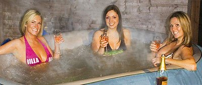 The Lay Z Spa is a great winter warmer!