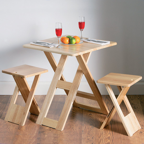 Folding Dining Table Set | Drinkstuff