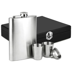 Hip Flask Set with Gift Box