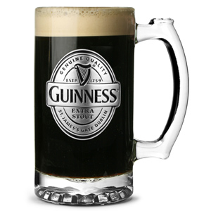 Guinness Tankard with Pewter Logo 17.6oz / 500ml