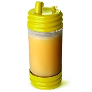 SaferFood Solutions PourMaster with Low Profile Top Yellow