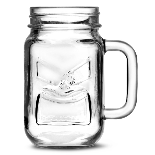 Mason Drinking Jar Glasses 568ml at drinkstuff