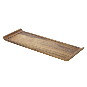 Genware Acacia Wood Serving Platter 46cm x 17.5cm