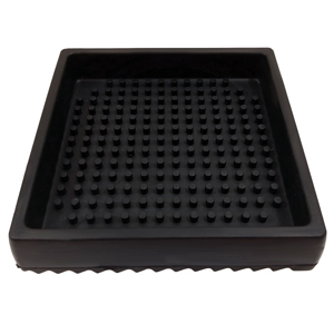 Rubber Square Drip Tray 11.5cm