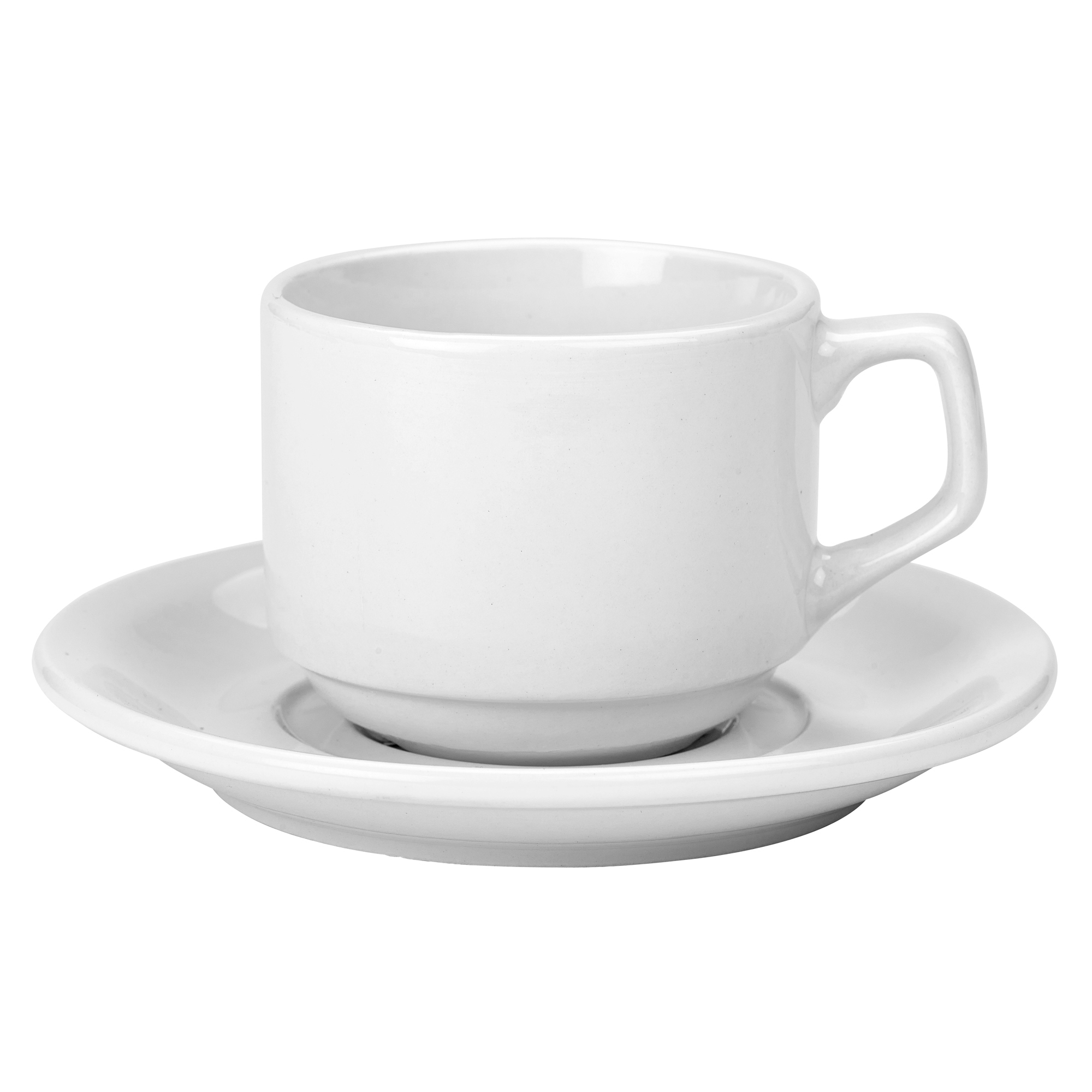 Coffee Cappuccino Cup & Saucer 200ml -Pottery