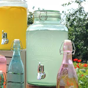 Kilner Garden Party Drinks Dispenser Green 5ltr