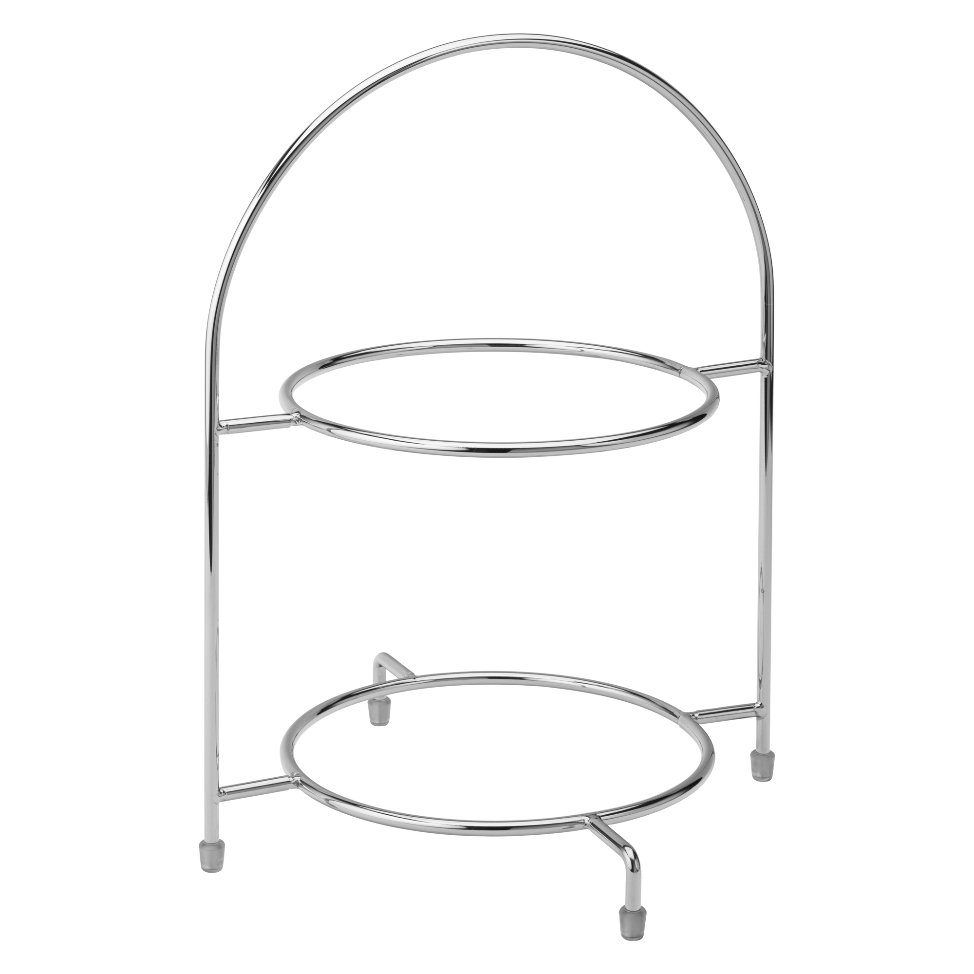 Silver 2 Tier Birdcage Cake Stand with Swan Hook | Discount Party Warehouse