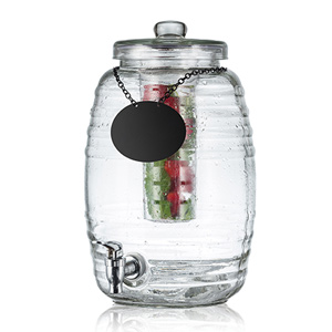 Beehive Glass Beverage Dispenser 9.5ltr