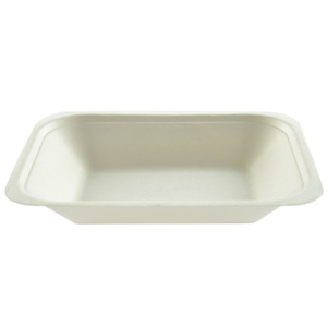 Biodegradable Sugarcane Chip Tray 7 x 5inch