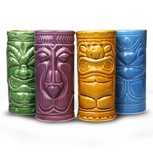 Ceramic Tiki Mug Party Pack 10oz / 256ml