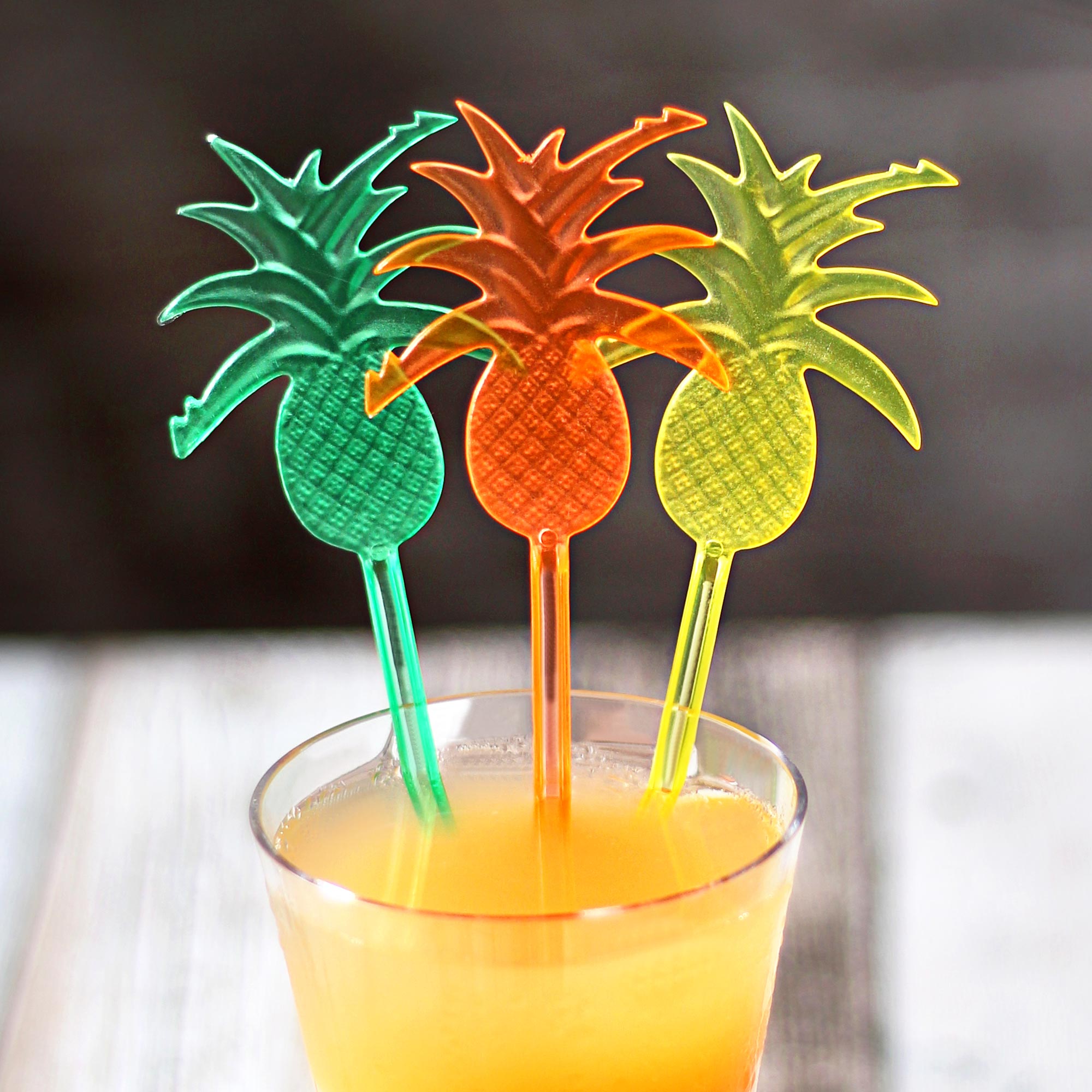 Pineapple Drink Stirrer - Set of 4