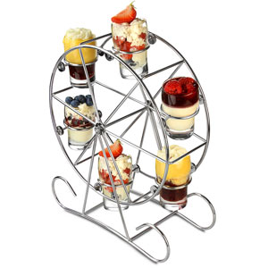 Ferris Wheel 7 Piece Appetiser Set with Shot Glasses