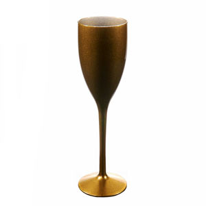Polycarbonate Champagne Flutes Gold 4.2oz / 120ml