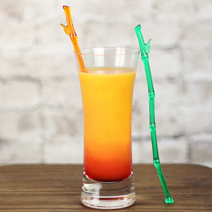 Plastic Bamboo Shaped Cocktail Stirrers