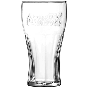 Coca Cola Contour Glasses 16oz / 460ml