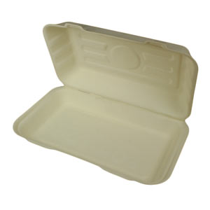 Sugarcane Fish & Chip Clamshell Food Boxes