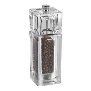 Cole & Mason Acrylic Cube Pepper Mill