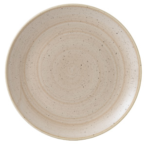 Churchill Stonecast Nutmeg Cream Coupe Plate 10.25" / 26cm