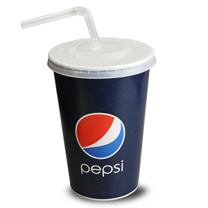 Pack x 100 16oz Pepsi Paper Cup - Starlight Packaging