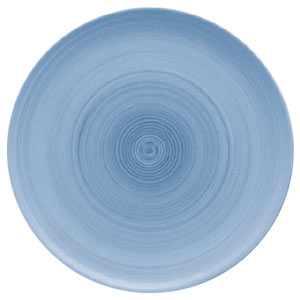 Modern Rustic Coupe Plate Blue 32cm