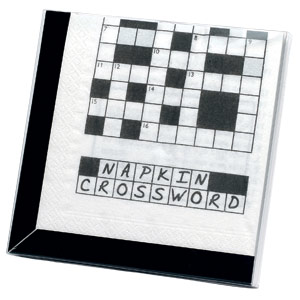 Crossword Napkins Drinkstuff