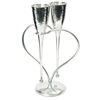 Entwined Heart Lovers' Champagne Flutes