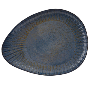Rustico Aegean Oval Plate 34cm