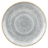 Studio Prints Homespun Evolve Coupe Plate Stone Grey 11.25inch / 28.8cm