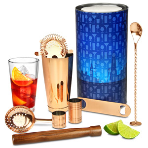 Copper Barware Kit