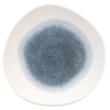 Studio Prints Raku Organic Round Plate Topaz Blue 10.4inch / 26.4cm