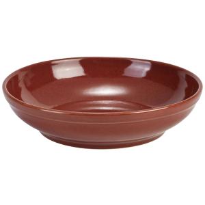 Terra Stoneware Rustic Red Coupe Bowls 9inch / 23cm