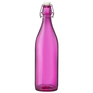 Giara Swing Top Bottle Pink 1ltr