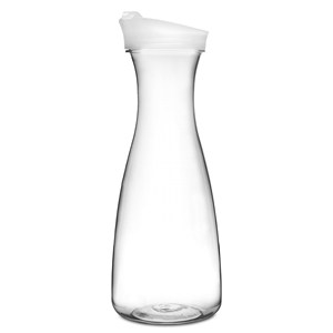 HUBERT Carafe with Lid 1 L Clear Plastic