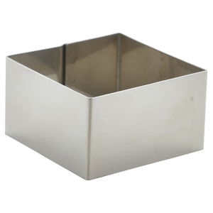 Stainless Steel Square Mousse Ring 6 x 3.5cm