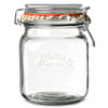 Kilner Square Clip Top Jar 1ltr