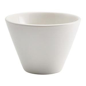 Royal Genware Conical Bowl Matt White 4.7inch / 12cm