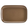 Terra Stoneware Rustic Brown Rectangular Plates 13.6" / 34.5cm