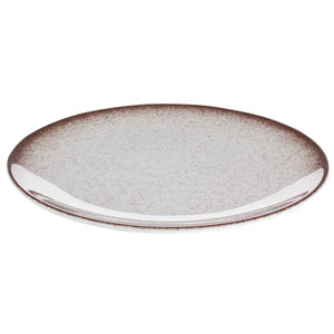 Ombré Flat Coupe Plates Brown 12.6" / 32cm