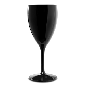 Premium Unbreakable Black Wine Glasses 12oz / 345ml