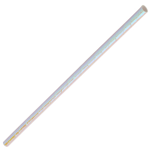 Pearlescent Paper Straws 8inch
