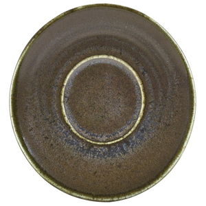 Terra Porcelain Saucer Black 4.5inch / 11.5cm