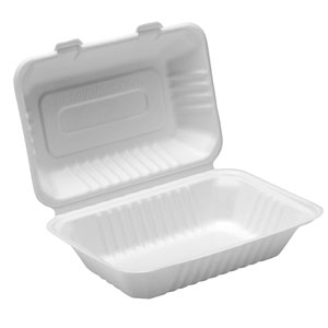 Bagasse Lunch Box 9inch / 23cm