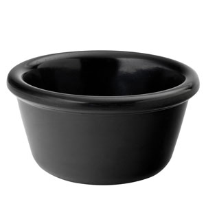 Plain Black Ramekin 4oz / 120ml