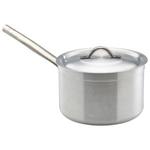 Genware Aluminium Saucepan & Lid 2ltr