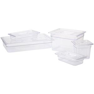 Polycarbonate 1/2GN Universal Handled Lid Clear
