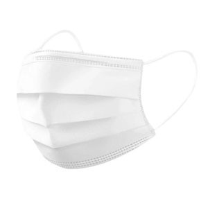 General Use Non Medical 3 Ply Face Mask White