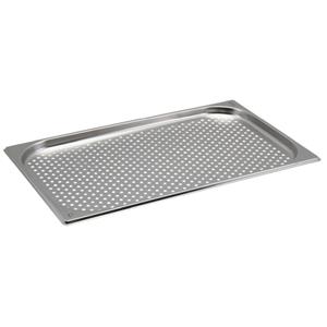 Perforated Stainless Steel Gastronorm Pan 1/1 - 2cm Deep