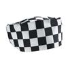 Big Black & White Check Beanie