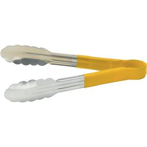 Stainless Steel Serving Tongs Yellow 9.5inch / 24cm